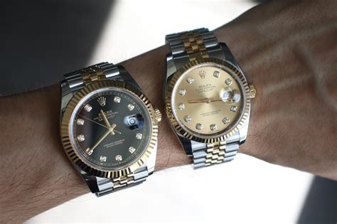 rolex datejust 36 vs 41